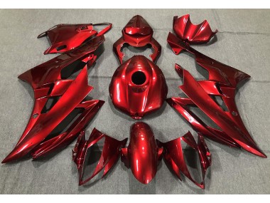 2006-2007 Gloss Red Yamaha R6 Motorcycle Fairings