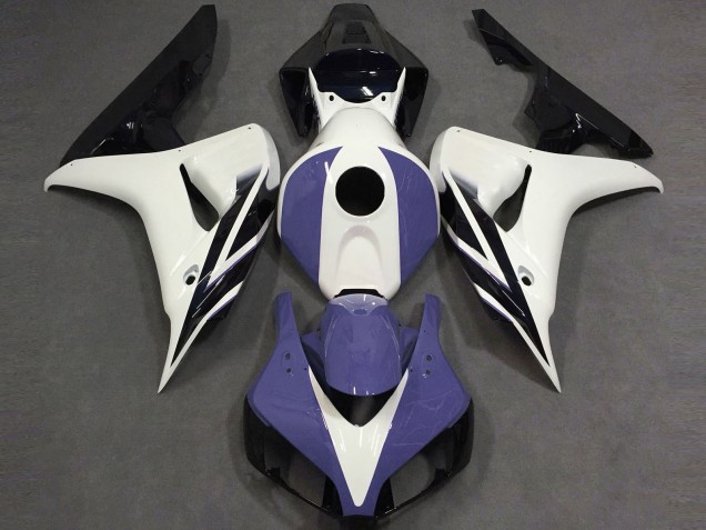 2006-2007 Gloss White Blue and Black Honda CBR1000RR Motorcycle Fairings 2006-2007 Gloss White Blue and Black Honda CBR1000RR Motorcycle Fairings