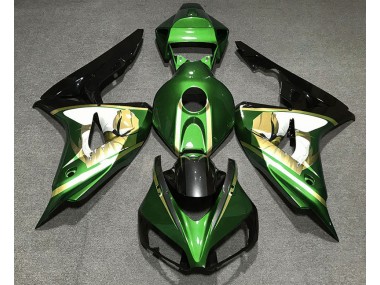 2006-2007 Green & Gold Honda CBR1000RR Motorcycle Fairings