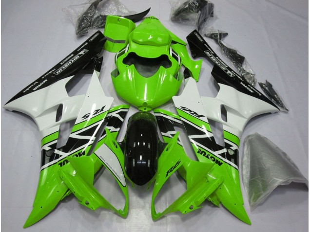 2006-2007 Green OEM Style Yamaha R6 Motorcycle Fairings 2006-2007 Green OEM Style Yamaha R6 Motorcycle Fairings