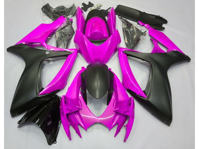 2006-2007 Hot Pink Suzuki GSXR 600-750 Motorcycle Fairings 2006-2007 Hot Pink Suzuki GSXR 600-750 Motorcycle Fairings