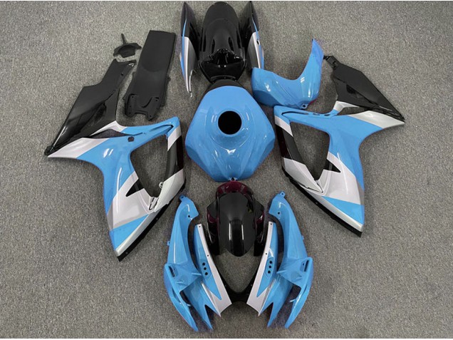 2006-2007 Light Blue Design Suzuki GSXR 600-750 Motorcycle Fairings 2006-2007 Light Blue Design Suzuki GSXR 600-750 Motorcycle Fairings