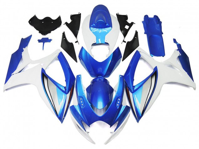 2006-2007 Light Blue and Deep Blue OEM Style Suzuki GSXR 600-750 Motorcycle Fairings 2006-2007 Light Blue and Deep Blue OEM Style Suzuki GSXR 600-750 Motorcycle Fairings