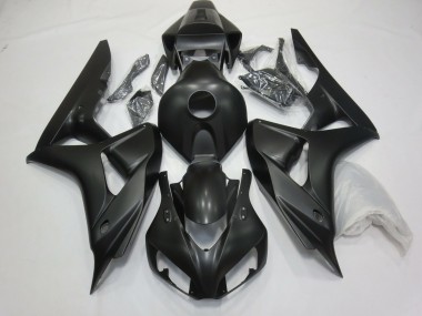 2006-2007 Matte Black Honda CBR1000RR Motorcycle Fairings