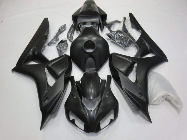 2006-2007 Matte Black Honda CBR1000RR Motorcycle Fairings 2006-2007 Matte Black Honda CBR1000RR Motorcycle Fairings