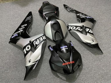 2006-2007 Matte Silver Repsol Honda CBR1000RR Motorcycle Fairings