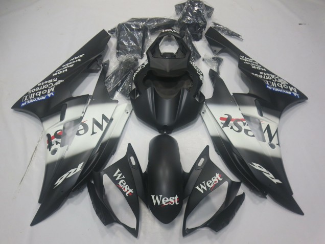 2006-2007 Matte West Yamaha R6 Motorcycle Fairings 2006-2007 Matte West Yamaha R6 Motorcycle Fairings