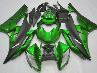 2006-2007 Metallic Green & Black Yamaha R6 Motorcycle Fairings