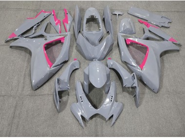 2006-2007 Nardo and Pink Trim Suzuki GSXR 600-750 Motorcycle Fairings