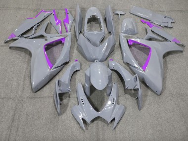 2006-2007 Nardo and Purple Trim Suzuki GSXR 600-750 Motorcycle Fairings
