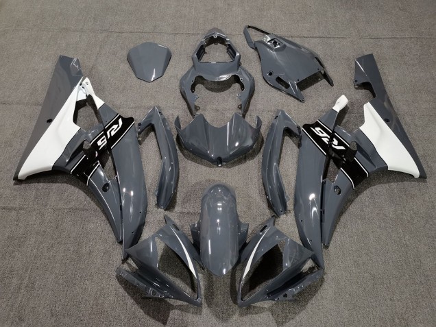 2006-2007 Nardo and White Yamaha R6 Motorcycle Fairings 2006-2007 Nardo and White Yamaha R6 Motorcycle Fairings