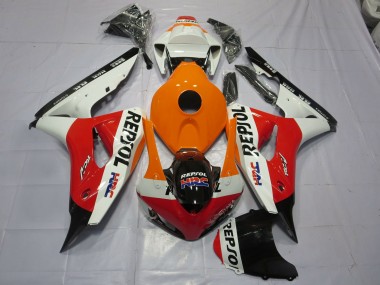 2006-2007 Orange Repsol Honda CBR1000RR Motorcycle Fairings
