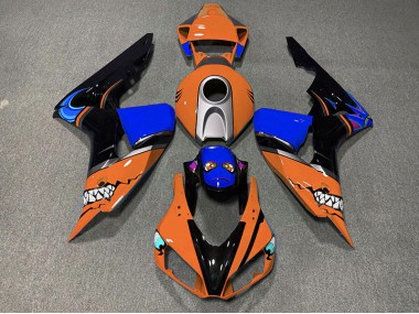 2006-2007 Orange Shark Honda CBR1000RR Motorcycle Fairings