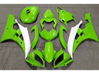 2006-2007 Pearl Green Yamaha R6 Motorcycle Fairings