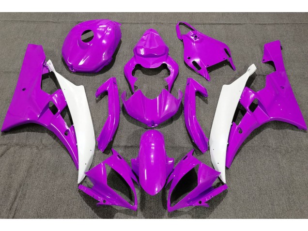 2006-2007 Pearl Purple Yamaha R6 Motorcycle Fairings 2006-2007 Pearl Purple Yamaha R6 Motorcycle Fairings