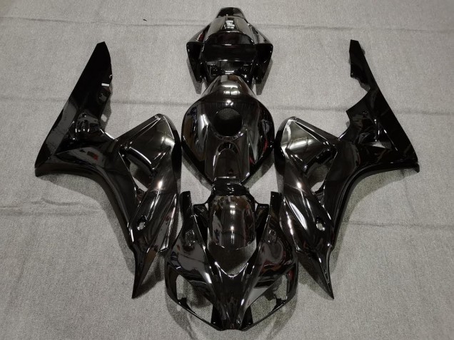 2006-2007 Plain Gloss Black Honda CBR1000RR Motorcycle Fairings 2006-2007 Plain Gloss Black Honda CBR1000RR Motorcycle Fairings