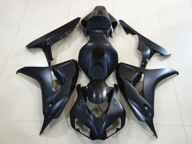 2006-2007 Plain Matte Black Honda CBR1000RR Motorcycle Fairings 2006-2007 Plain Matte Black Honda CBR1000RR Motorcycle Fairings