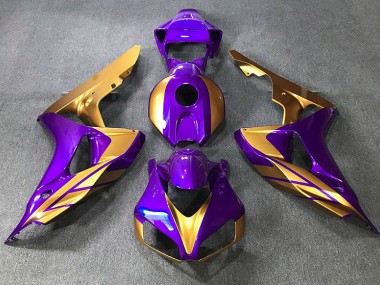 2006-2007 Purple & Gold Honda CBR1000RR Motorcycle Fairings