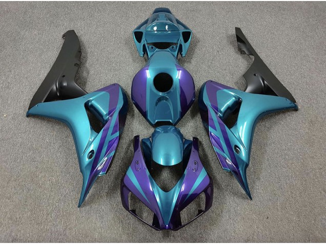 2006-2007 Purple and Emerald Honda CBR1000RR Motorcycle Fairings 2006-2007 Purple and Emerald Honda CBR1000RR Motorcycle Fairings