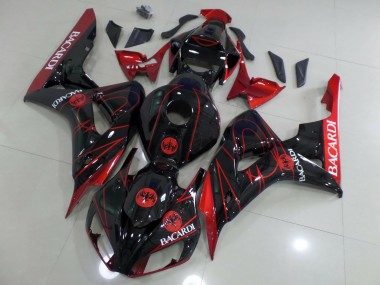 2006-2007 Red Bacardi Honda CBR1000RR Motorcycle Fairings