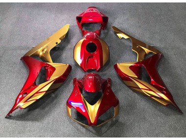 2006-2007 Red & Gold Honda CBR1000RR Motorcycle Fairings