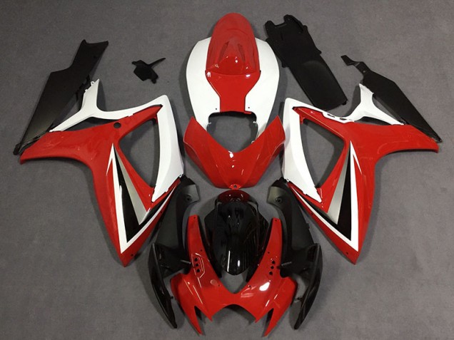 2006-2007 Red Style Suzuki GSXR 600-750 Motorcycle Fairings 2006-2007 Red Style Suzuki GSXR 600-750 Motorcycle Fairings
