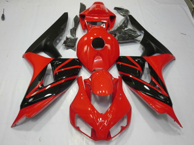 2006-2007 Red and Black Honda CBR1000RR Motorcycle Fairings 2006-2007 Red and Black Honda CBR1000RR Motorcycle Fairings