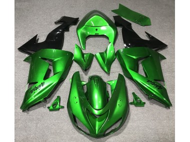 2006-2007 Reptile Green Kawasaki ZX10R Motorcycle Fairings