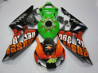 2006-2007 Rossi Lime Honda CBR1000RR Motorcycle Fairings