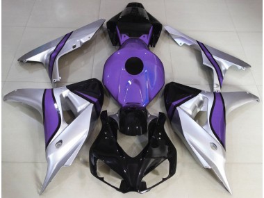 2006-2007 Silver and Purple Custom Honda CBR1000RR Motorcycle Fairings
