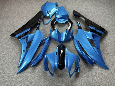 2006-2007 Sky Blue and Black Yamaha R6 Motorcycle Fairings