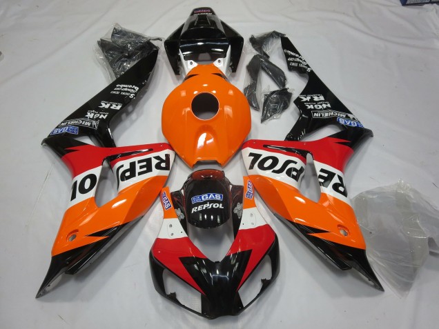 2006-2007 Vibrant Repsol Style Honda CBR1000RR Motorcycle Fairings 2006-2007 Vibrant Repsol Style Honda CBR1000RR Motorcycle Fairings