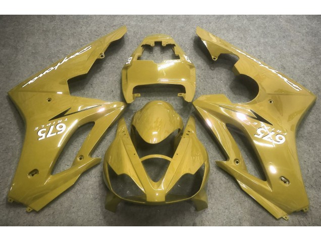 2006-2008 Gold Triumph Daytona 675 Motorcycle Fairings 2006-2008 Gold Triumph Daytona 675 Motorcycle Fairings