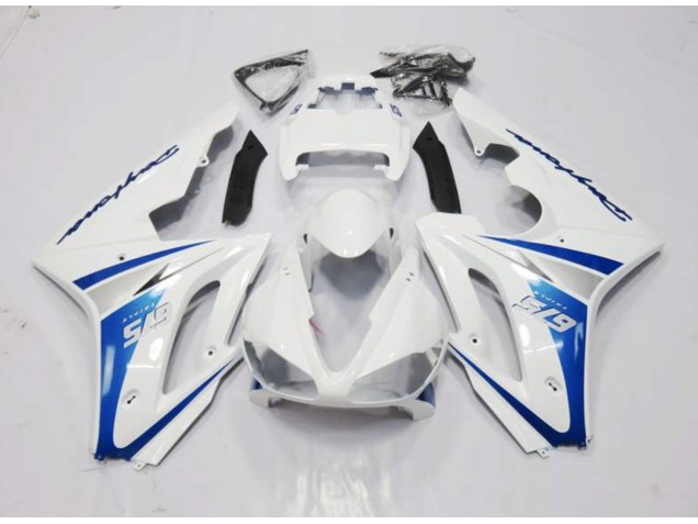 2006-2008 White and Blue Style Triumph Daytona 675 Motorcycle Fairings