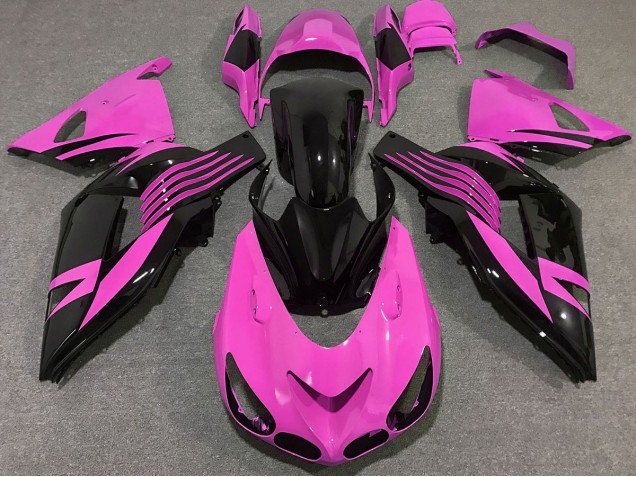 2006-2011 Bright Pink Kawasaki ZX14R Motorcycle Fairings 2006-2011 Bright Pink Kawasaki ZX14R Motorcycle Fairings
