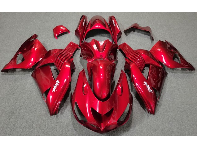 2006-2011 Red Gloss Kawasaki ZX14R Motorcycle Fairings 2006-2011 Red Gloss Kawasaki ZX14R Motorcycle Fairings
