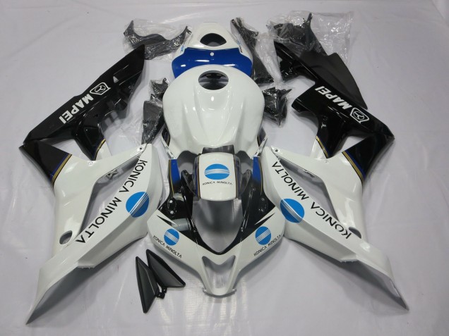 2007-2008 Blue KM and Black Honda CBR600RR Motorcycle Fairings 2007-2008 Blue KM and Black Honda CBR600RR Motorcycle Fairings