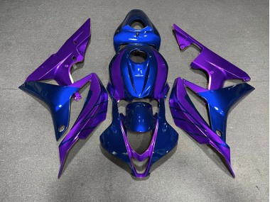 2007-2008 Blue & Purple Honda CBR600RR Motorcycle Fairings