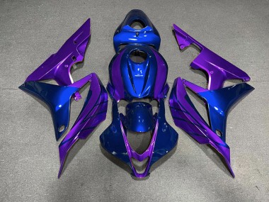 2007-2008 Blue & Purple Honda CBR600RR Motorcycle Fairings