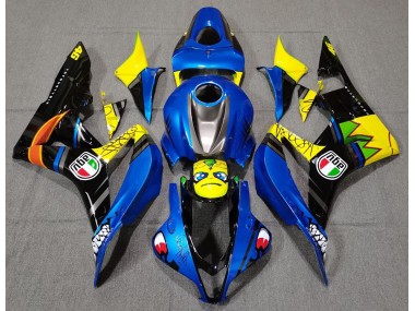 2007-2008 Blue Shark Honda CBR600RR Motorcycle Fairings