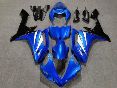 2007-2008 Blue White and Black Yamaha R1 Motorcycle Fairings