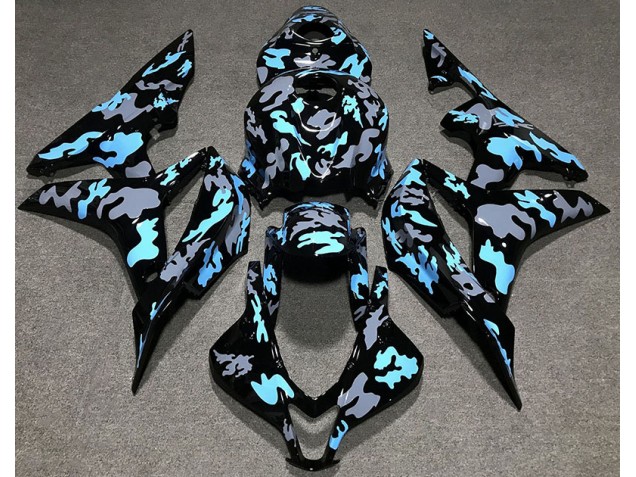 2007-2008 Custom Camo Blue Honda CBR600RR Motorcycle Fairings 2007-2008 Custom Camo Blue Honda CBR600RR Motorcycle Fairings