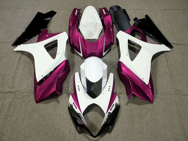 2007-2008 Custom Design Pink Suzuki GSXR 1000 Motorcycle Fairings