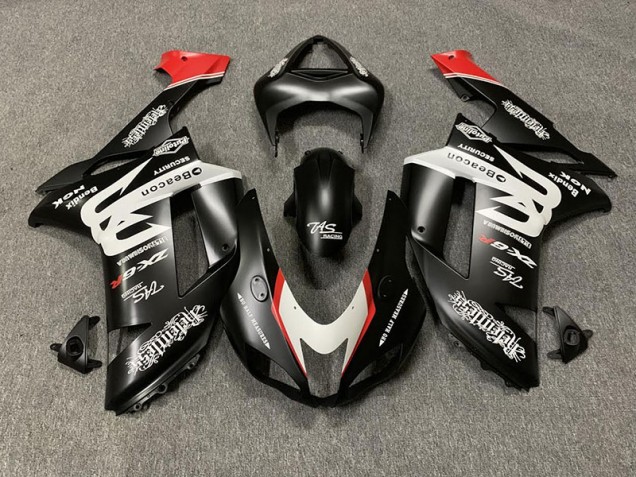 2007-2008 Custom Matte Kawasaki ZX6R Motorcycle Fairings 2007-2008 Custom Matte Kawasaki ZX6R Motorcycle Fairings