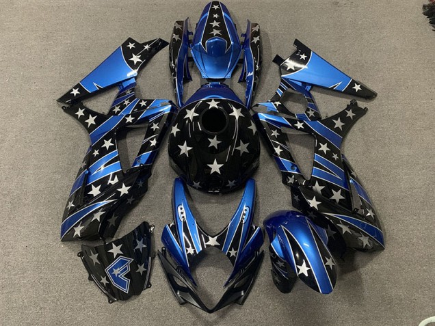 2007-2008 Custom Pearl Star Style Suzuki GSXR 1000 Motorcycle Fairings 2007-2008 Custom Pearl Star Style Suzuki GSXR 1000 Motorcycle Fairings