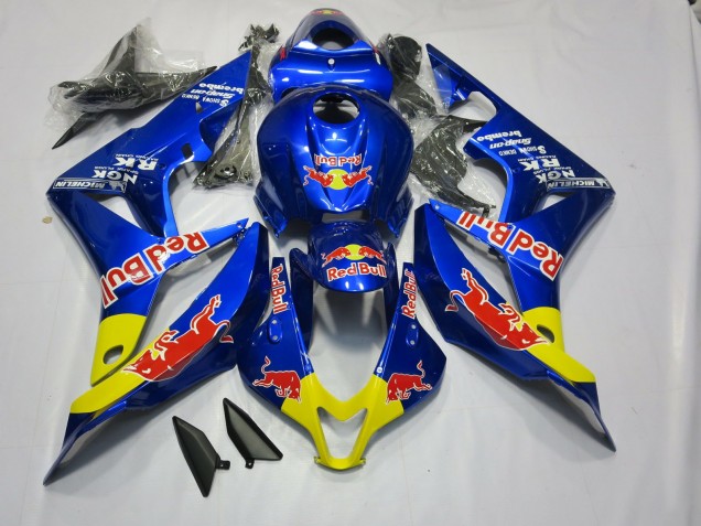 2007-2008 Deep Blue Red Bull Honda CBR600RR Motorcycle Fairings 2007-2008 Deep Blue Red Bull Honda CBR600RR Motorcycle Fairings