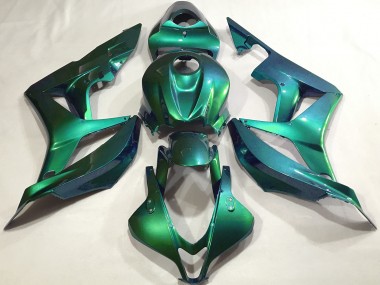 2007-2008 Emerald Green Plain Honda CBR600RR Motorcycle Fairings