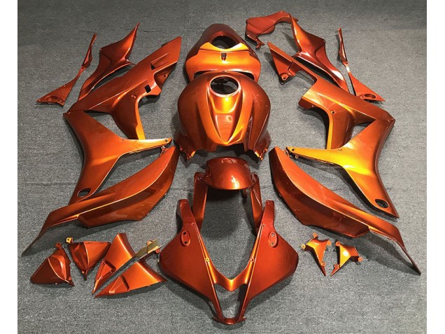 2007-2008 Flat Orange Honda CBR600RR Motorcycle Fairings 2007-2008 Flat Orange Honda CBR600RR Motorcycle Fairings