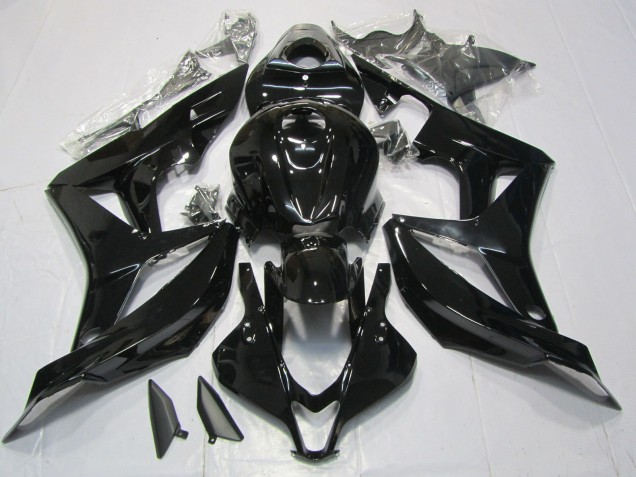 2007-2008 Gloss Black Honda CBR600RR Motorcycle Fairings 2007-2008 Gloss Black Honda CBR600RR Motorcycle Fairings