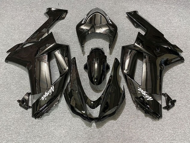 2007-2008 Gloss Black Kawasaki ZX6R Motorcycle Fairings 2007-2008 Gloss Black Kawasaki ZX6R Motorcycle Fairings